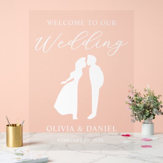 Welcome to Our Wedding Modern Script (Mariage)