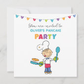 Welcome to Pancake Party invitation (Devant)