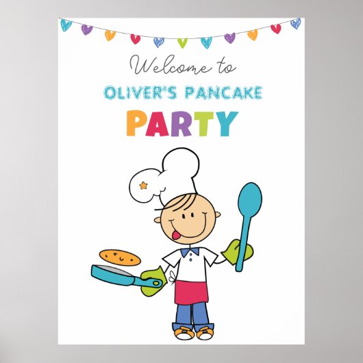 Welcome to Pancake Party Poster (Voorkant)