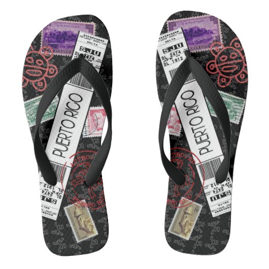 Welcome to Puerto Rico Teenslippers (Voetbed)