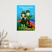 Welcome to St. Patrick's Kids Party Poster (Cuisine)