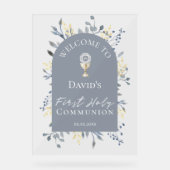 welcome to the First Communion Acrylic Sign (Recto)