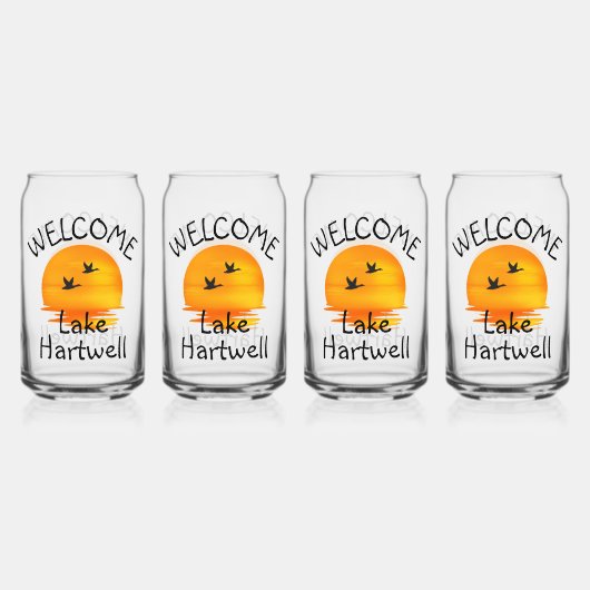 Welcome to the Lake Blikvorm Glas (Voorkant)