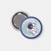 Welcome to the Meoid - Moon Mission Magneet (Voorkant / Achterkant)