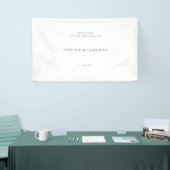 "Welcome to the wedding of..." Wedding Banner (Beurs)