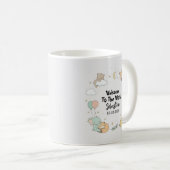 Welcome To The World Animals Coffee Mug (Devant droit)