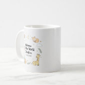 Welcome To The World Animals Coffee Mug (Devant gauche)