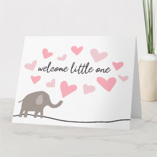 Welcome to the World - Elephant Card Kaart