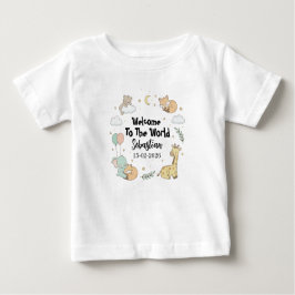Welcome To The World Sebastian Baby T-Shirt