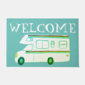 WELCOME Truck Camper  Motorhome Mint Deurmat (Voorkant)
