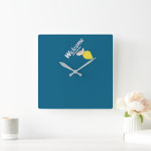 Welcome Vierkante Klok (Huis)