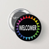 Welcomer Ronde Button 5,7 Cm (Voorkant /achterkant)