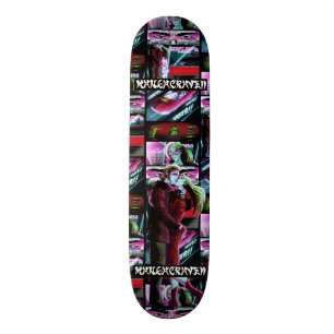 WelcomeToNeonCity_redteam tegel_ Skateboard