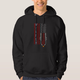 Welder Amerikaanse vlag Welding Hoodie