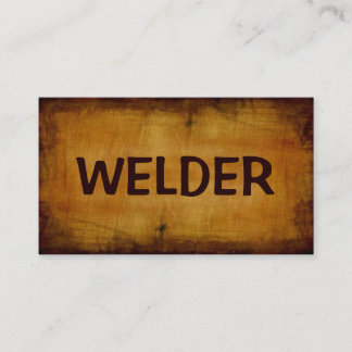 Welder Antique Carte de visite