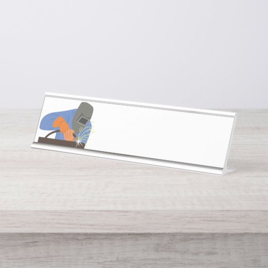 Welder Bureau Naambordje (Voorkant)