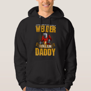 Welder Dad Retro  Welding Dad Hoodie