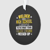 Welder Fixez Ce Que Votre Collège Dregrees Cadeau (devant)