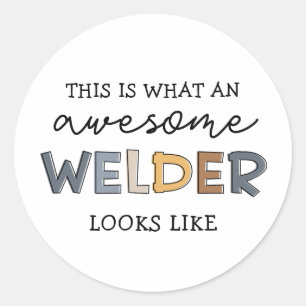 Welder Funny Geweldige Welder Gifts Ronde Sticker