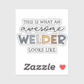 Welder Funny Geweldige Welder Gifts Sticker (Vel)