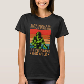 Welder Gezegde Funny Welding Quote Boilermaker Wel T-shirt