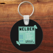 Welder Hourly Rates Sleutelhanger (Voorkant)