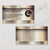 Welder | Industriële metallische penseelrivets Visitekaartje (Voorkant / Achterkant)