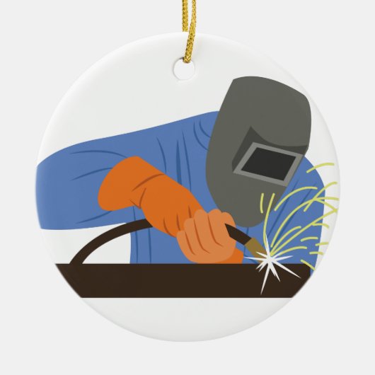 Welder Keramisch Ornament (Voorkant)