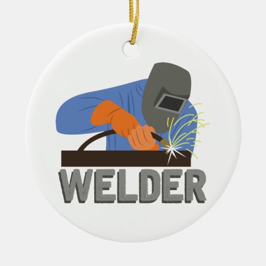 Welder Keramisch Ornament (Voorkant)