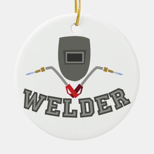 Welder Keramisch Ornament (Voorkant)