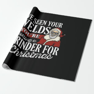 Welder kerstcadeautjes die ik je lassen grappig he cadeaupapier