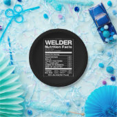 Welder Nutrition Facts Papieren Bordje (Feest)