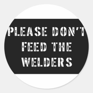 Welder Ronde Sticker