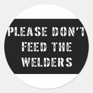 Welder Ronde Sticker