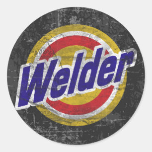 Welder Ronde Sticker