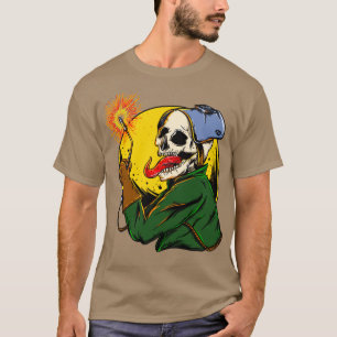 Welder Skull Fire T-shirt