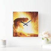 Welder Square Wall klok (Huis)