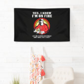 Welder weet dat ik in brand sta spandoek (Insitu)