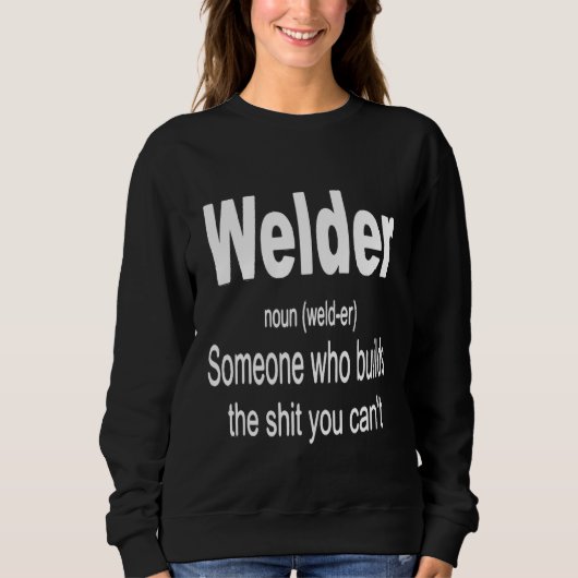Welder Welding Definition Welder Trui (Voorkant)