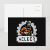 Welder Welding Metal Gift Welders Profession Gift Briefkaart (Voorkant / Achterkant)