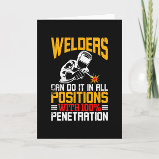 Welders doen het in alle posities kaart