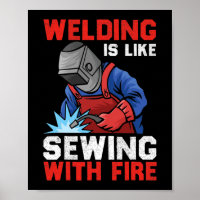 Welders kunnen het in alle posities doen Funny Wel