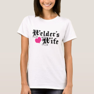 Welder's vrouw t-shirt