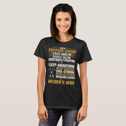 Welders Wife Tshirt (Voorkant volledig)
