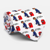 Welders zijn Crazy Funny Cartoon Stropdas (Opgerold)