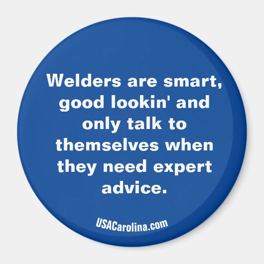 Welders zijn ... magneet (Voorkant)