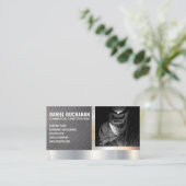 Weldewerker | Reservaten | Metaal staal Visitekaartje (Staand voorkant)