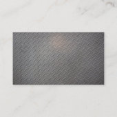 Weldewerker | Reservaten | Metaal staal Visitekaartje (Achterkant)