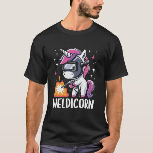 Weldicorn Grappige Eenhoorn Lasser Lassen T-shirt