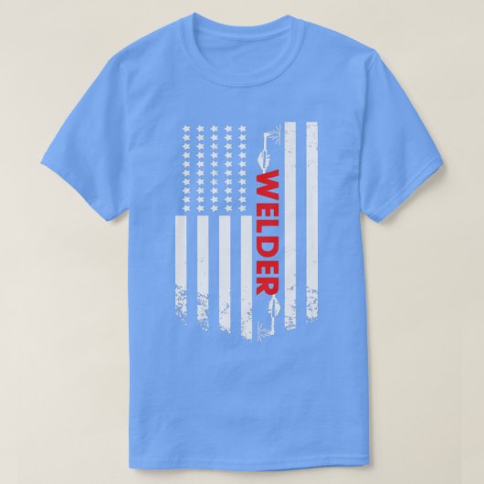 Welding American Welder Flag (1) T-shirt (Design voorkant)